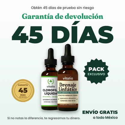Garantía 45 días Pack Reset Vitalia