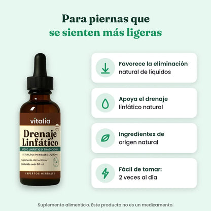 Drenaje linfático para piernas Vitalia