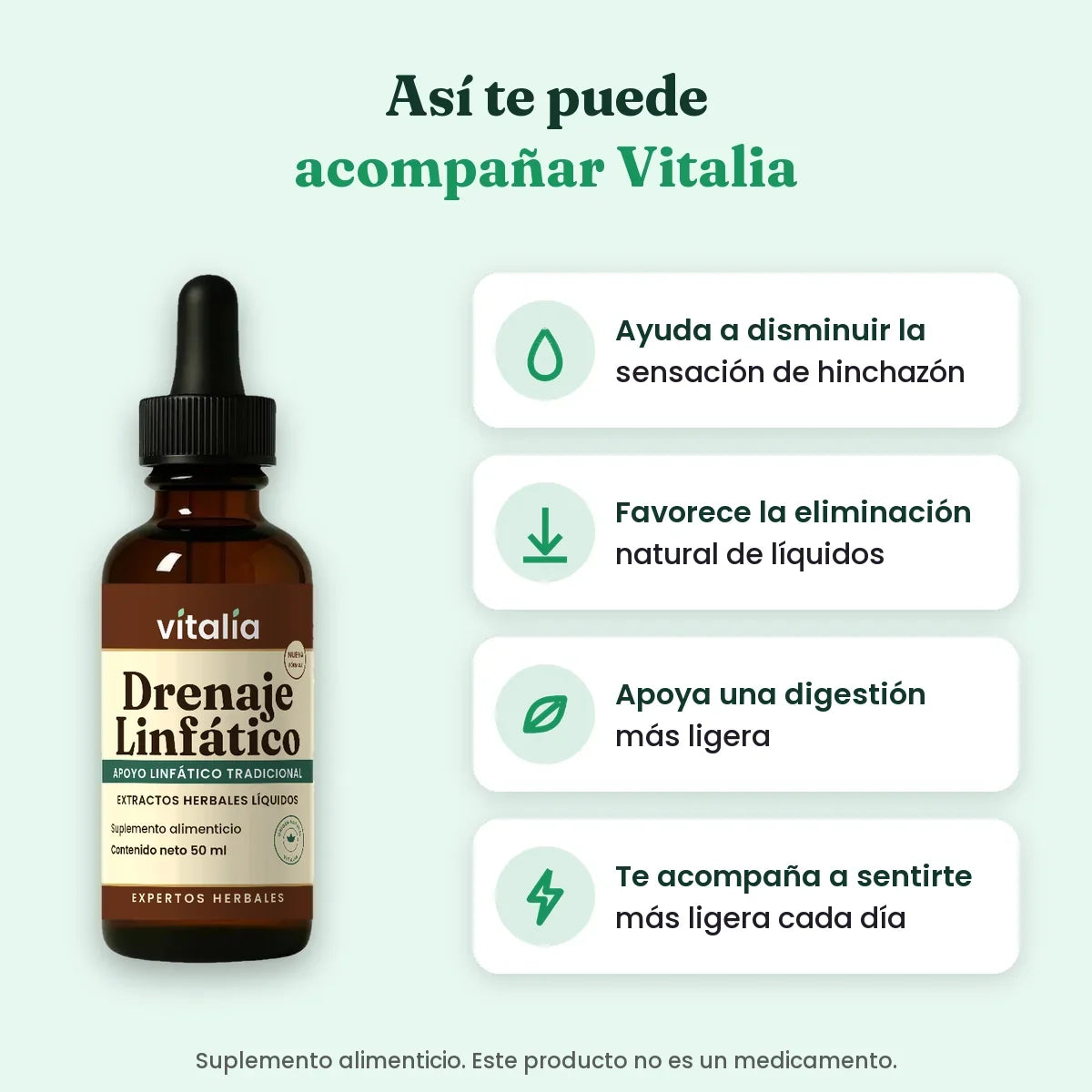 Gotas de drenaje linfático Vitalia