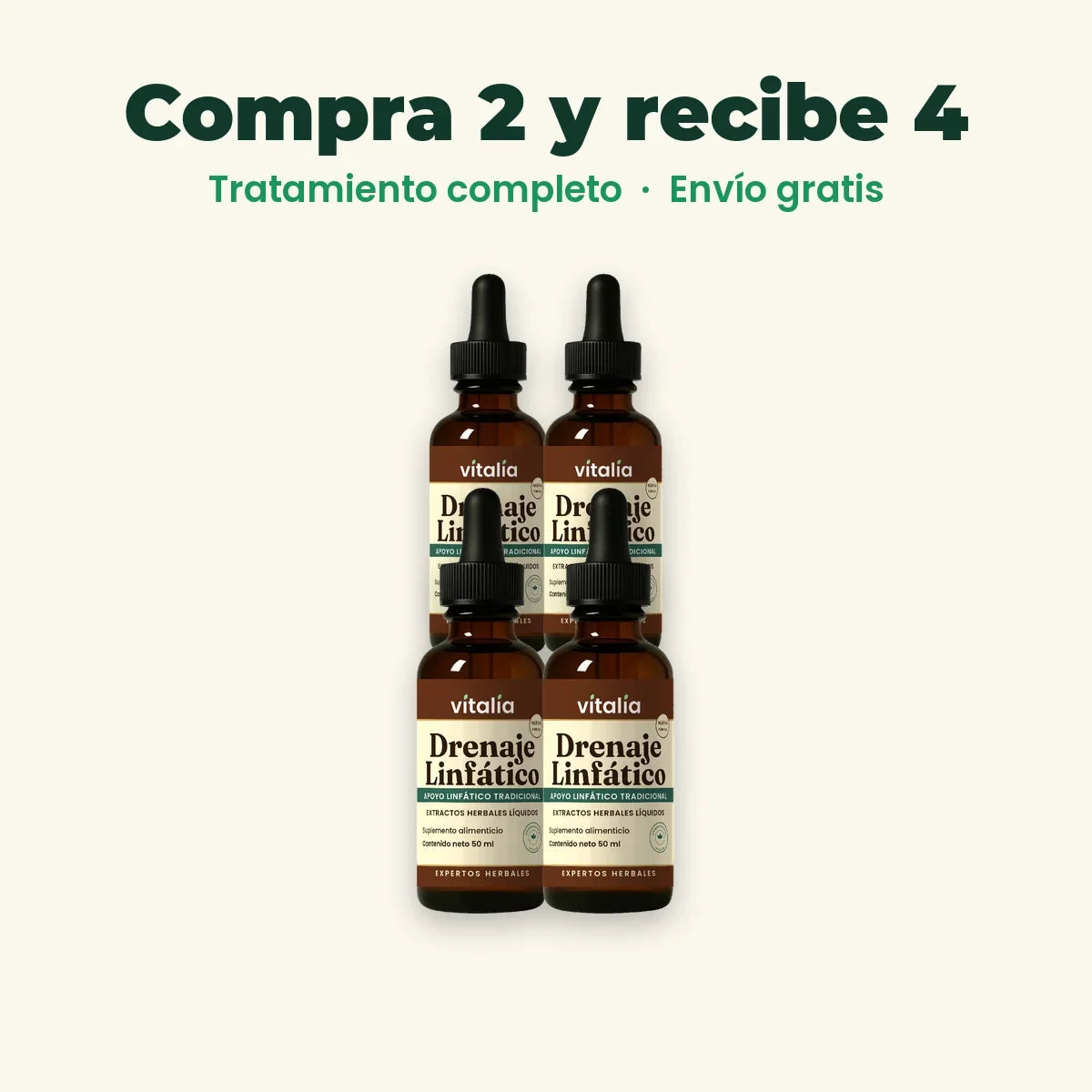 Gotas de drenaje linfático Vitalia