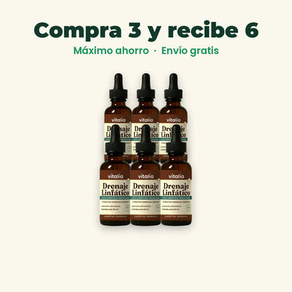 Gotas de drenaje linfático Vitalia