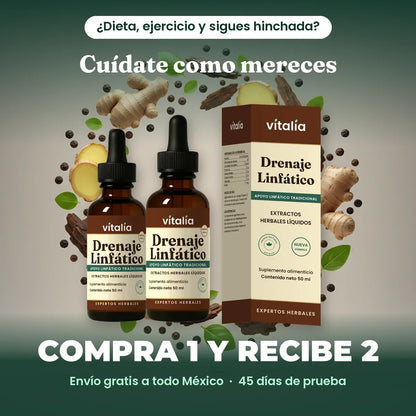Gotas de drenaje linfático Vitalia